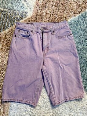 Lavender Levi 469 Denim Shorts W29 L12”